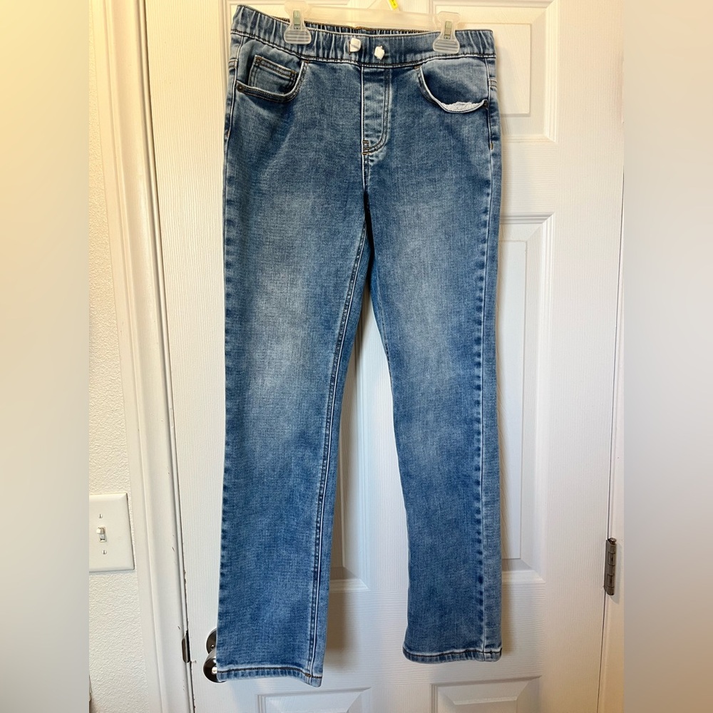 Thereabouts Boys Straight Leg Blue Jeans. Size L 14-16
